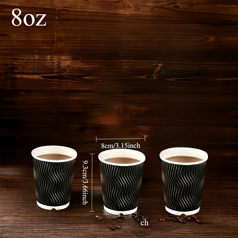 30pcs vasos café biodegradables premium tapas – Temu Colombia