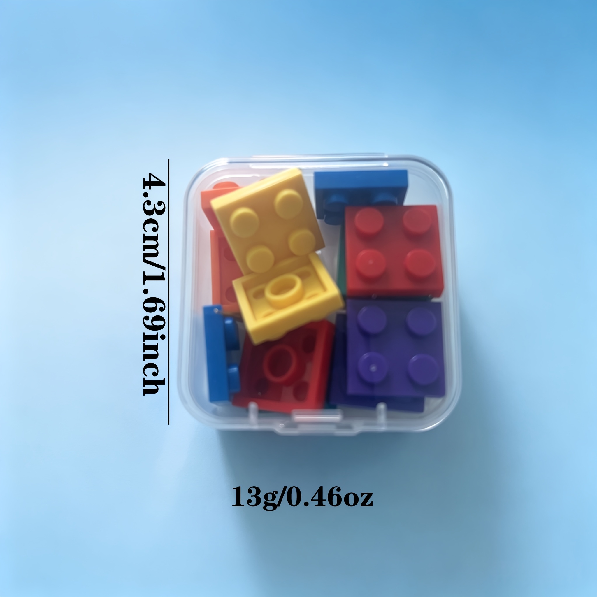 TEMU Boucles d'oreilles colorées en blocs de construction à faire soi-même