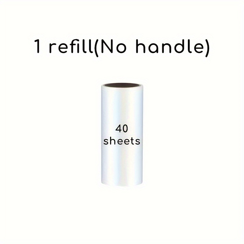 

Extra Pet Hair Remover Lint Roller - 40/160/240/320 Sheets, Ideal For Furniture & Clothes, Removes Fur