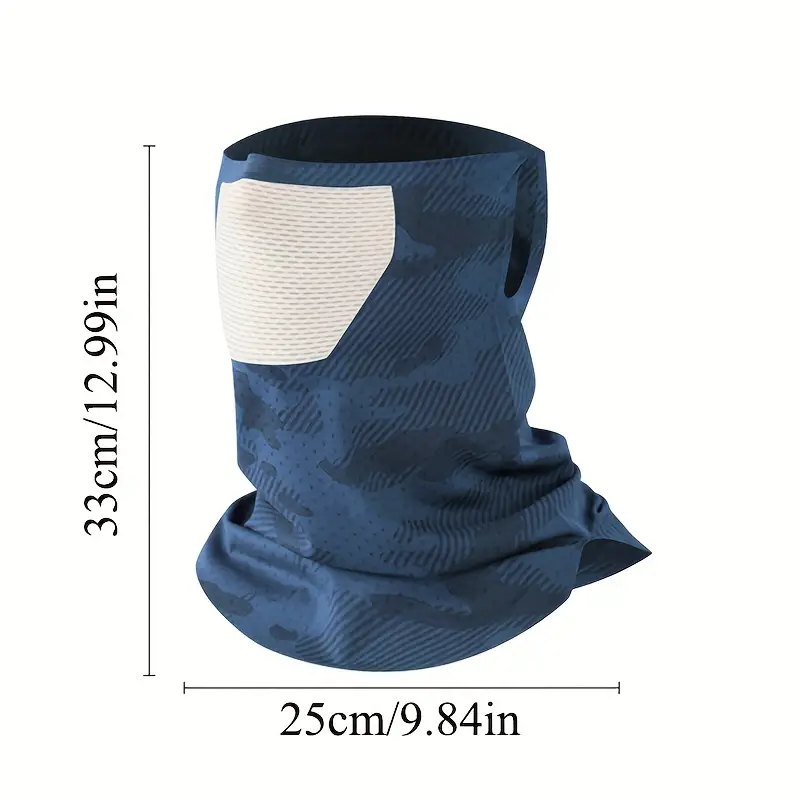 1pc unisex summer neck gaiter breathable stretchy seamless face mask for cycling outdoor sports universal headgear stylish neck gaiter details 3