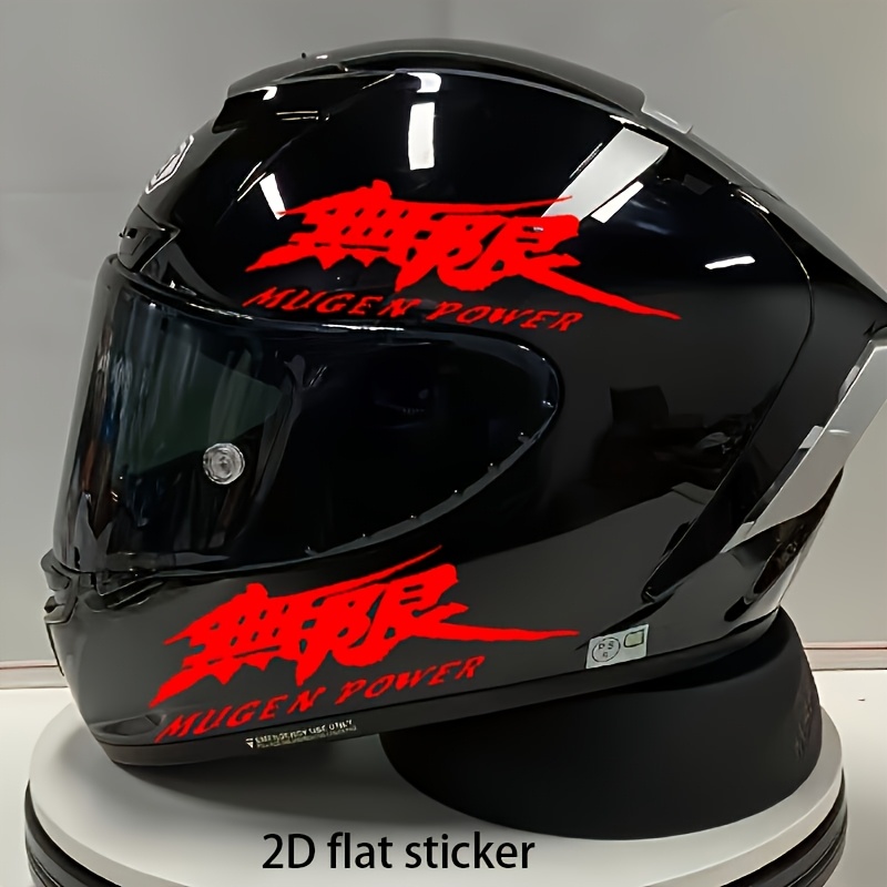Kit Stickers Casque Moto - Ailes C0072 - 2 Pièces Adhésifs Pour Scooter - Fabriqué En Italie