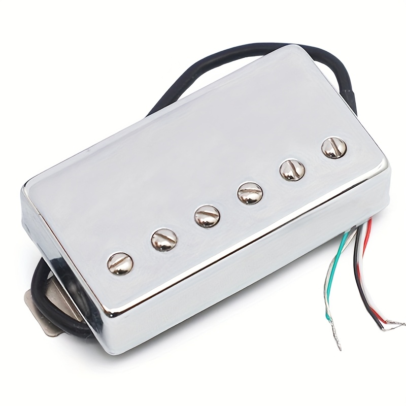 2pcs of Aluminum-Nickel-Cobalt 5 Spring Dual-Coil Guitar Pickups with 4 Coil Wire, 7. 5K/15K Coil Split Aluminum-Nickel-Cobalt V LP Pickups., Guitar Replacement Pickups, Highoutput Pickups, Split Coil System, Highquality Coils, Durable Pickups