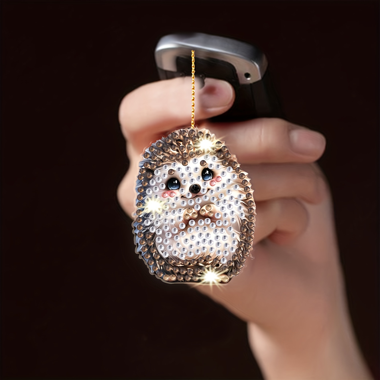 12個】ダイヤモンド キーホルダー 動物 ダイヤモンド アート