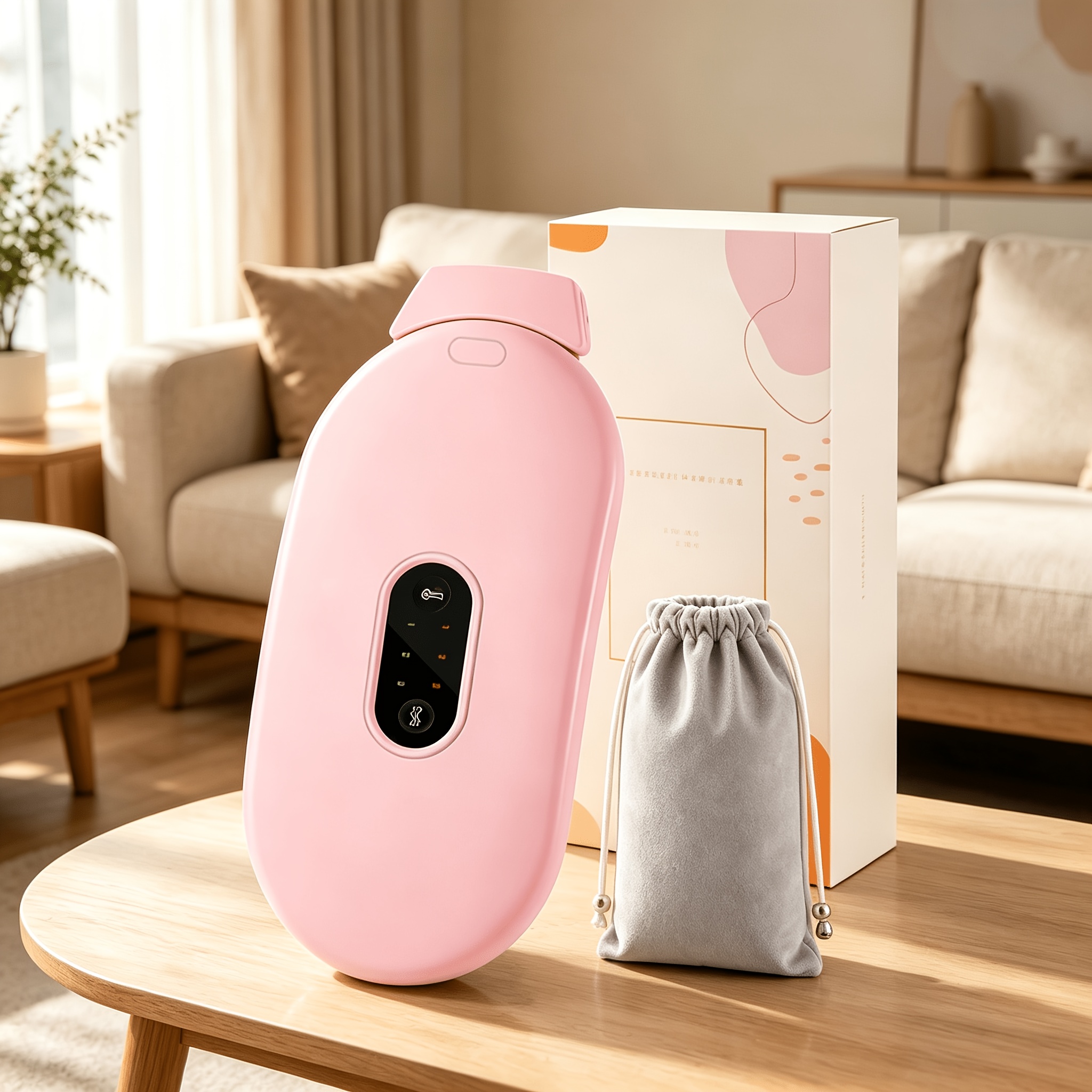 TEMU Wireless Heated Portable Warmer With 3 Heat Levels And 4 Massage ; A Gift And An For Menstrual Care