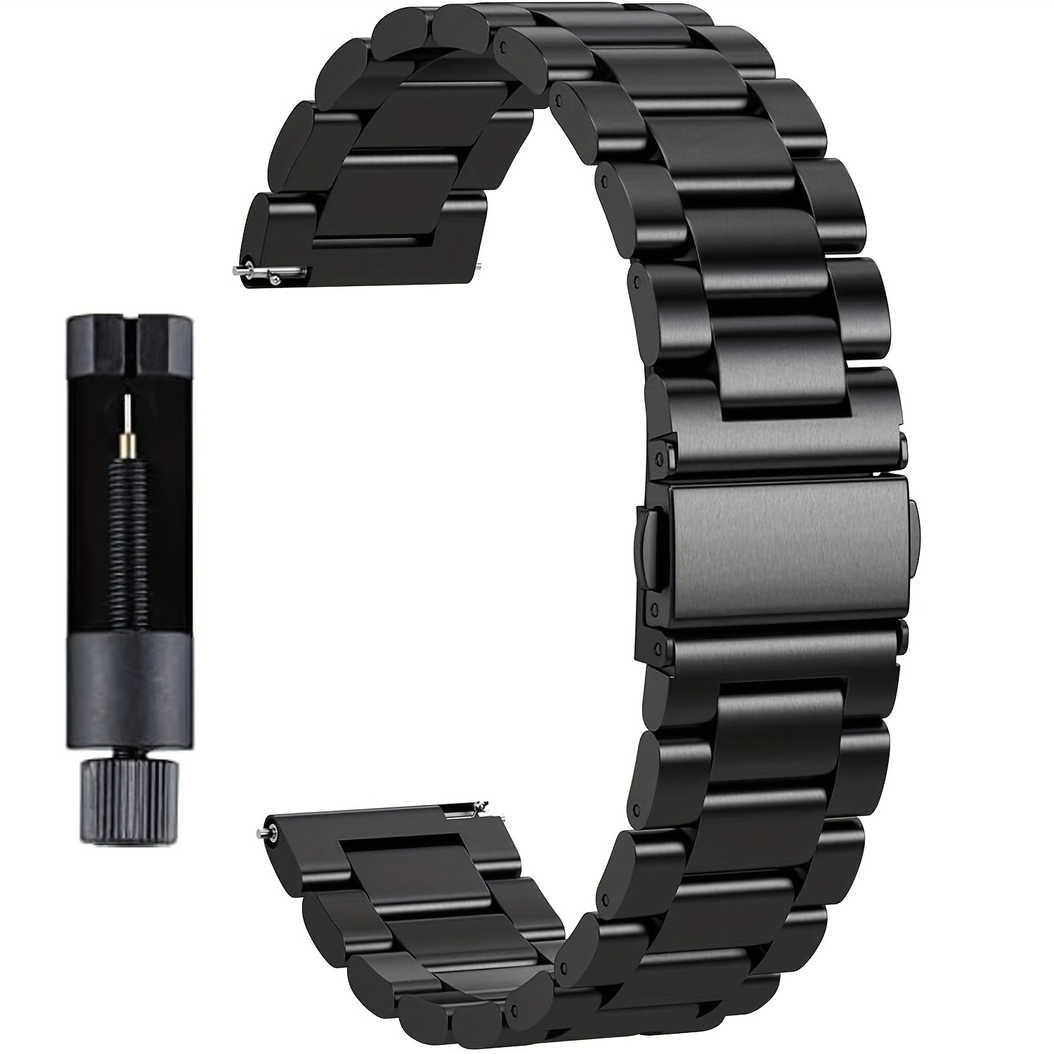 20mm 22mm Watch Band Stainless Steel Watch Strap, Quick Release,  Replacement Compatible With Smartwatch, Traditional Watch,Compatible With  Samsung Gal