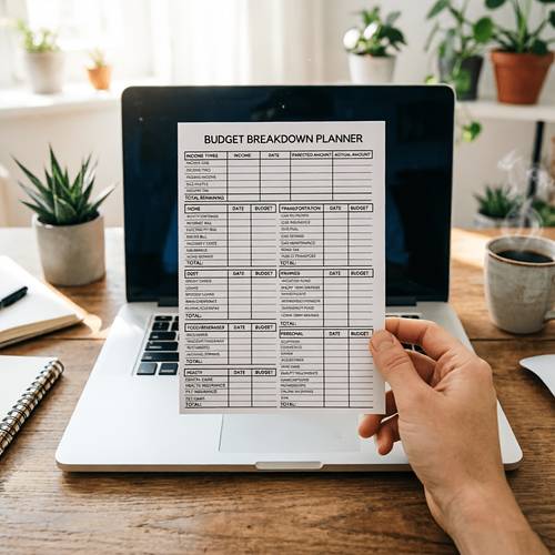 supplies set budget planning budget financial binder savings bi weekly budget