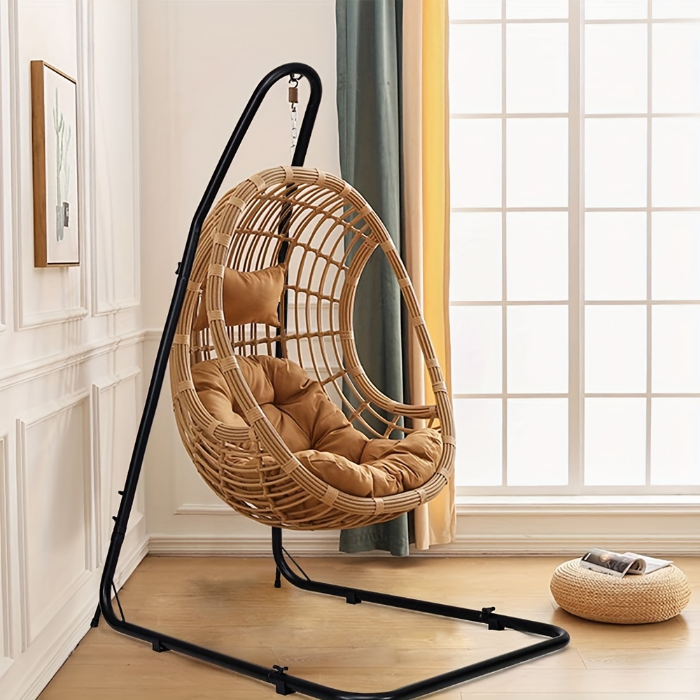 TEMU Metal Hammock Stand, Swing Stand, Adjustable Height Hanging , Stable And Durable Hammock Stand, Hanging Cradle Stand, Hammock Hanging Chair