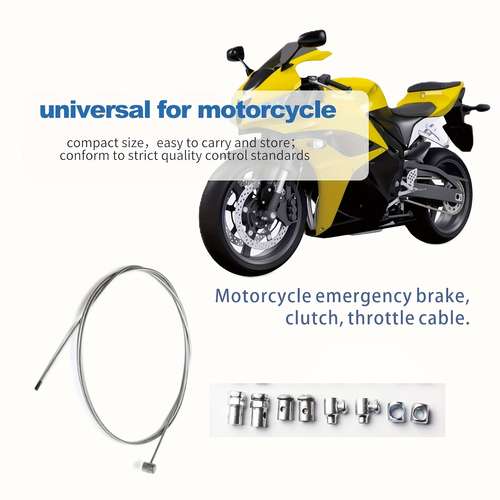 Tim-auto Stainless Steel Throttle And Idle Cable Set For Harley Davidson – Replaces 56579-02A