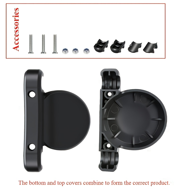 TEMU 1pc Airtag Protective Case Bracket Is Suitable For Bicycles, Under-seat Mounting Brackets, And Bicycle Anti-theft Tag Holders.