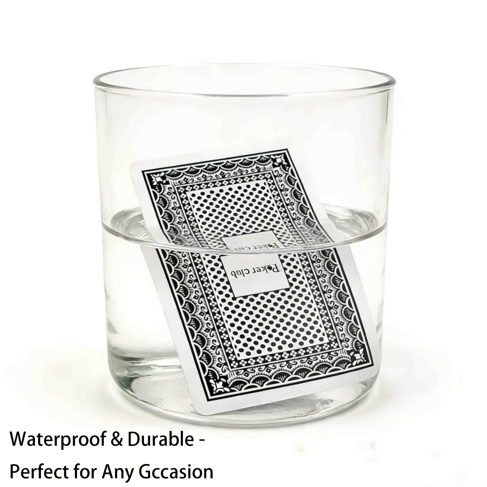 Premium Plastic Playing Cards, Waterproof