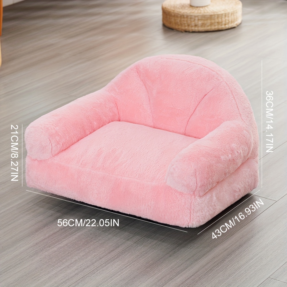 1pc   sofa bed polyester cat and dog lounger with removable washable   season   for cats and small pets indoor pet bed   furniture washable pet bed Product details 3
