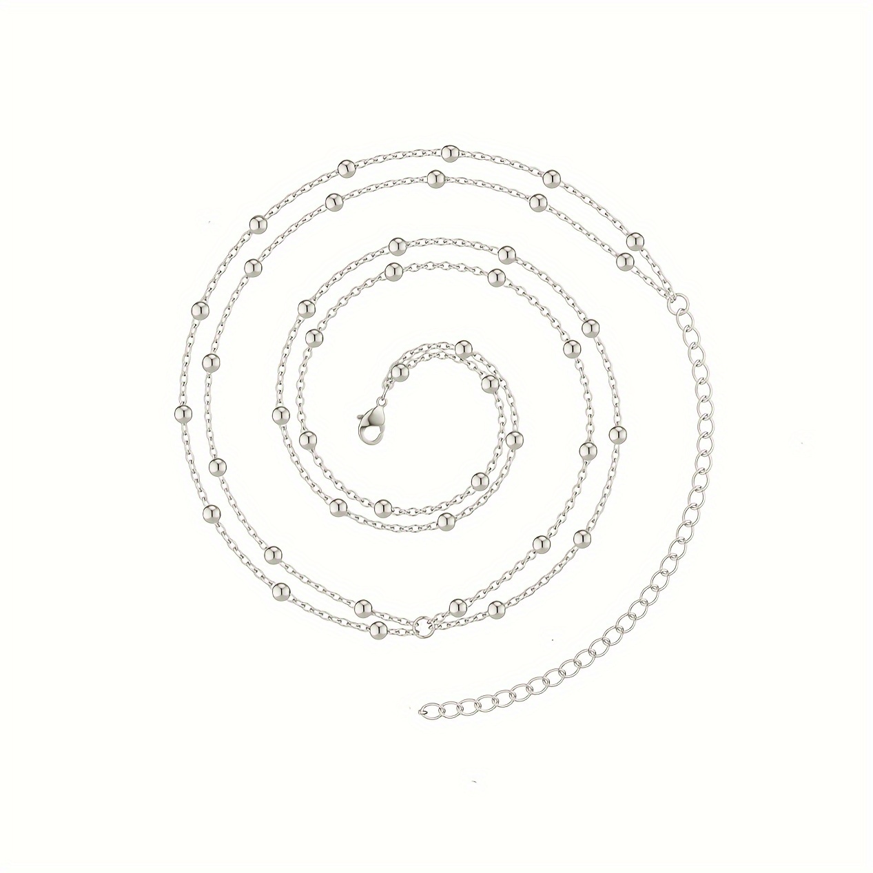 Layered Beaded Chain For A Sexy Waist Accessory