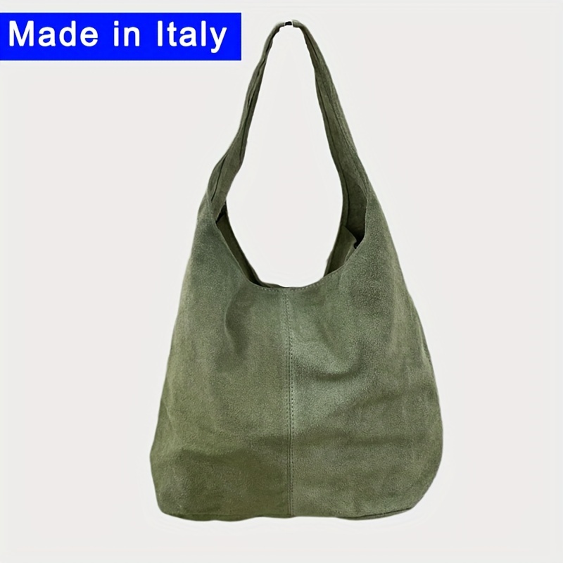 

Made In Italy New Large-capacity Tote Bag Retro Lazy Casual Style High-end Color Matching Fresh Minimalist Tote Bag Work Shoulder Bag Stylish And Versatile Daily Commuter Tote Bag