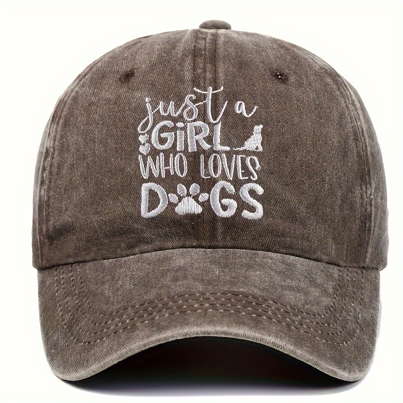 TEMU A Top Embroidered Letter Washed Baseball Suitable For , A Unisex Trucker Hat Breathable And Adjustable, A Stylish Summer Curved For Women, And A