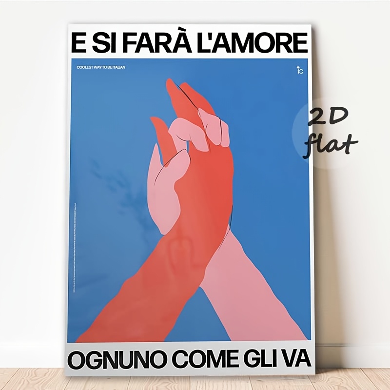 TEMU 2d Flat, 2d Flat, Unframed 2d Flat Canvas Painting Featuring A Holiday Theme, An Iconic Poster Print Of Dalla. Perfect For Home Decor Gifts For