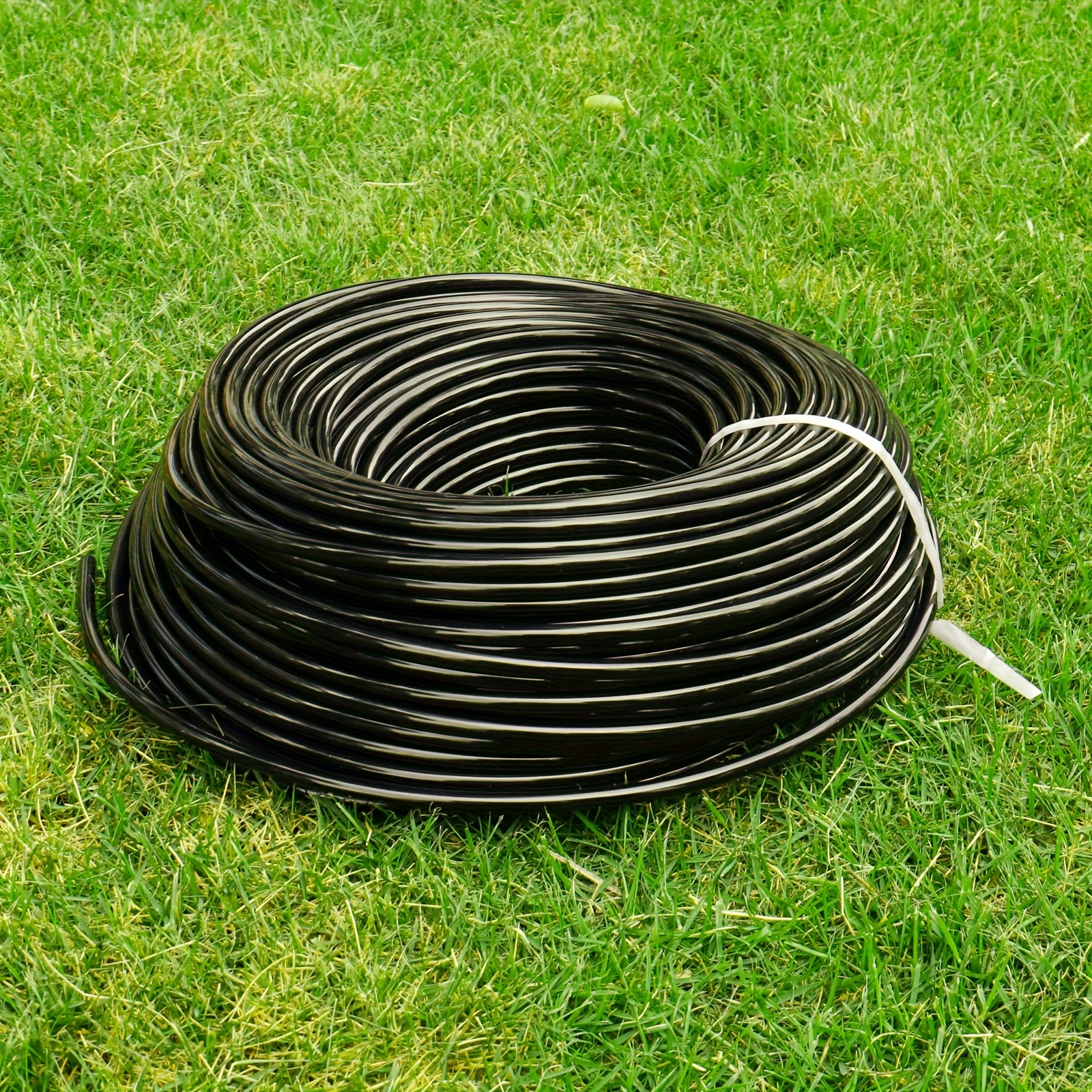 50ft Drip Irrigation Tubing With Connectors - 1/4 Inch Blank Distribution Hose