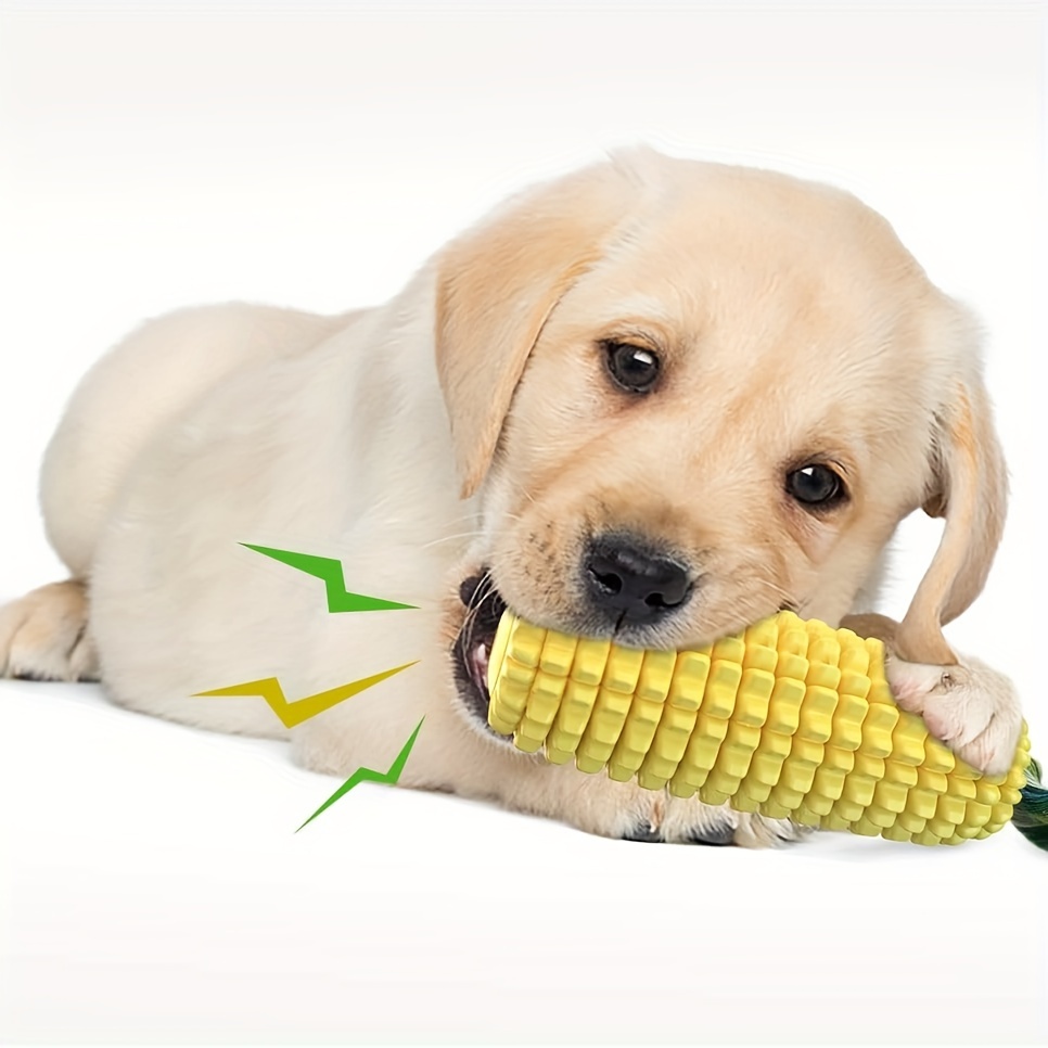 

Dog Chew Toys For Aggressive Chewers, Tough Durable Squeaky Interactive Dog Toys, Puppy Teeth Chew Corn Stick Toy For Small Large Breed