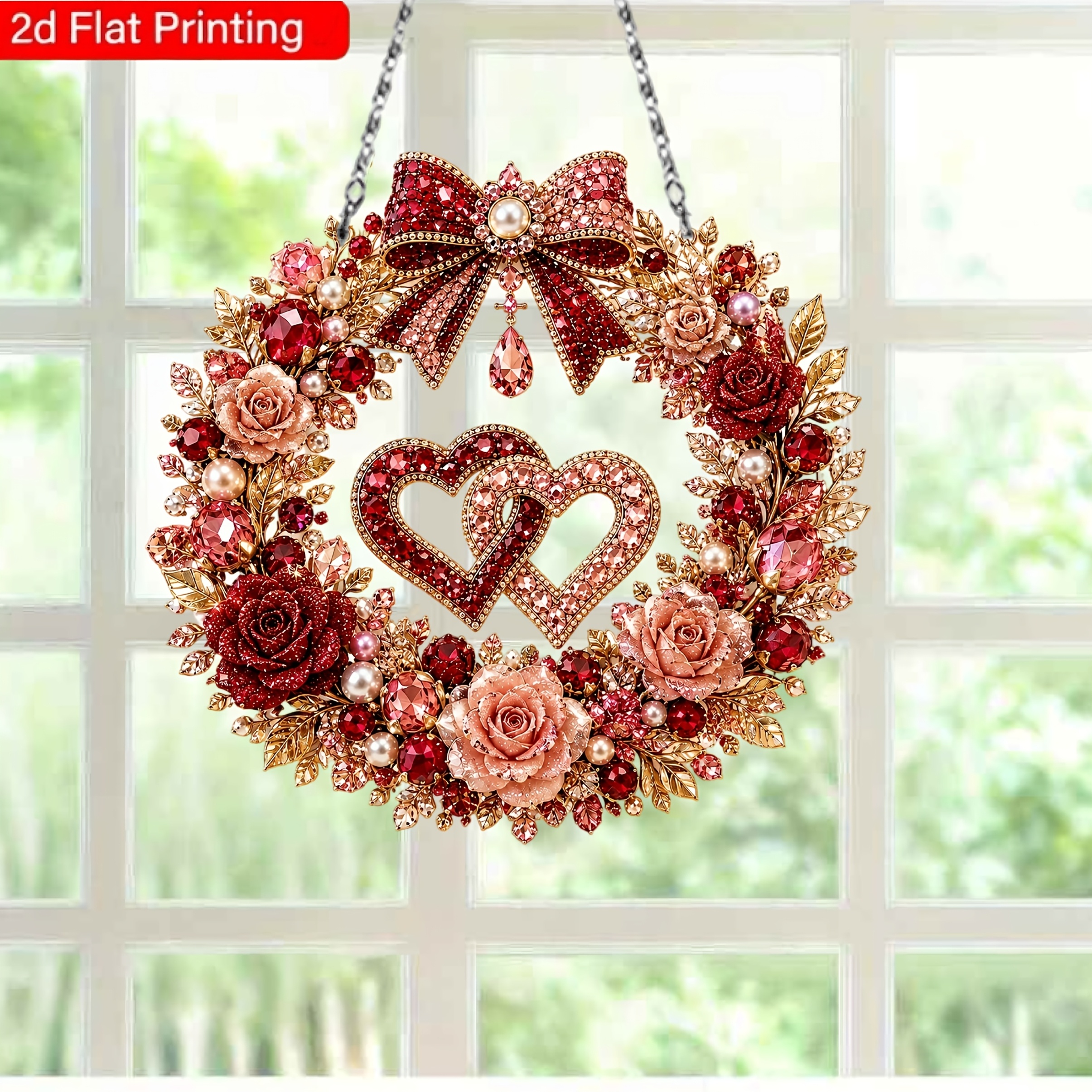 TEMU 2d Flat Painting, Diamond Painting Kit, Single-sided Handcraft Glue Card, Home Decoration Display Sign, Suitable For Bedroom Decor, Living Room