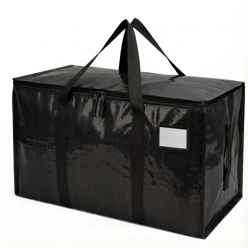 TEMU Heavy Duty Oversized Mobile Bag, Large Capacity Handbag, Durable Waterproof And Puncture Resistant Winter Clothing Storage Bag, Suitable For