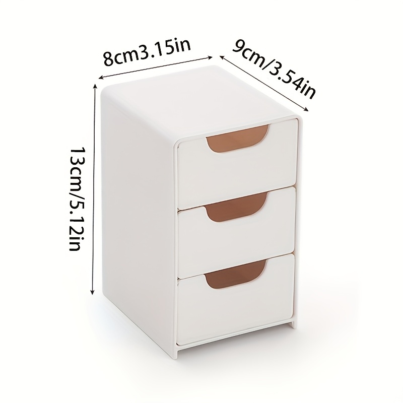 TEMU 3-tier Multifunctional Jewelry Storage Box With A Pull-out Design, Suitable For Storing Various Jewelry Such As Necklaces And Precious Items.