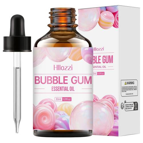 bubble gum essential oil sweet bubblegum scent moisturizing oil for hair face and body care alcohol free formula suitable for bath routine and care lightweight texture long lasting fragrance suitable for types