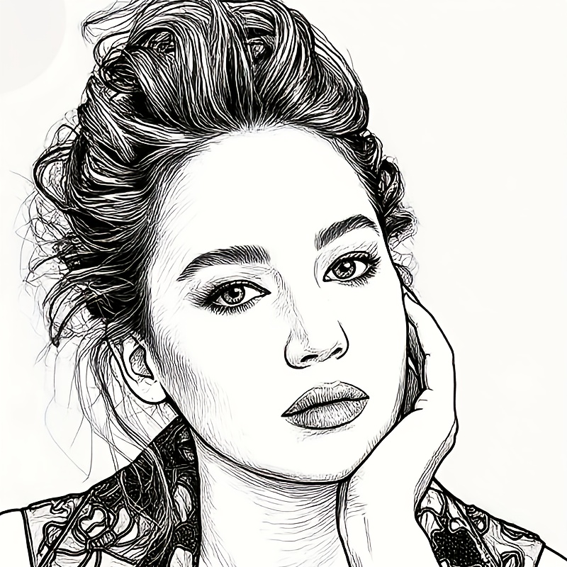 Custom Stamp - Personalized Portrait Logo Design For Cross-border E-commerce