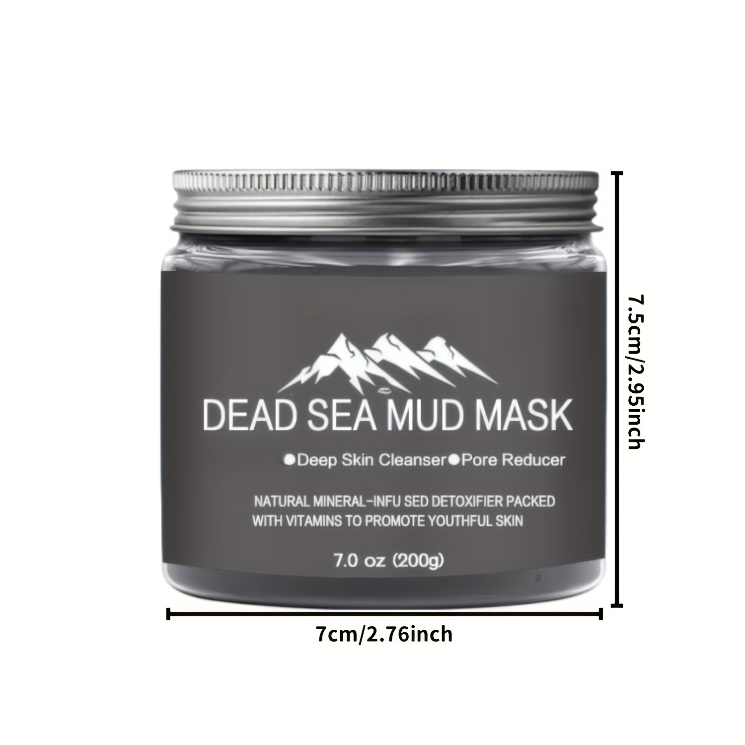 TEMU Mud - Deep Cleansing , Oil Control & Blackheadcare, Hydrating Facial Mask For Oily Skin, Night Use Home