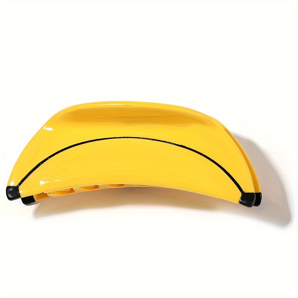 

Elegant Banana-shaped Hair Claw Clip - Non-slip, Cute Cartoon Design For Women & Girls - Perfect Graduation Gift