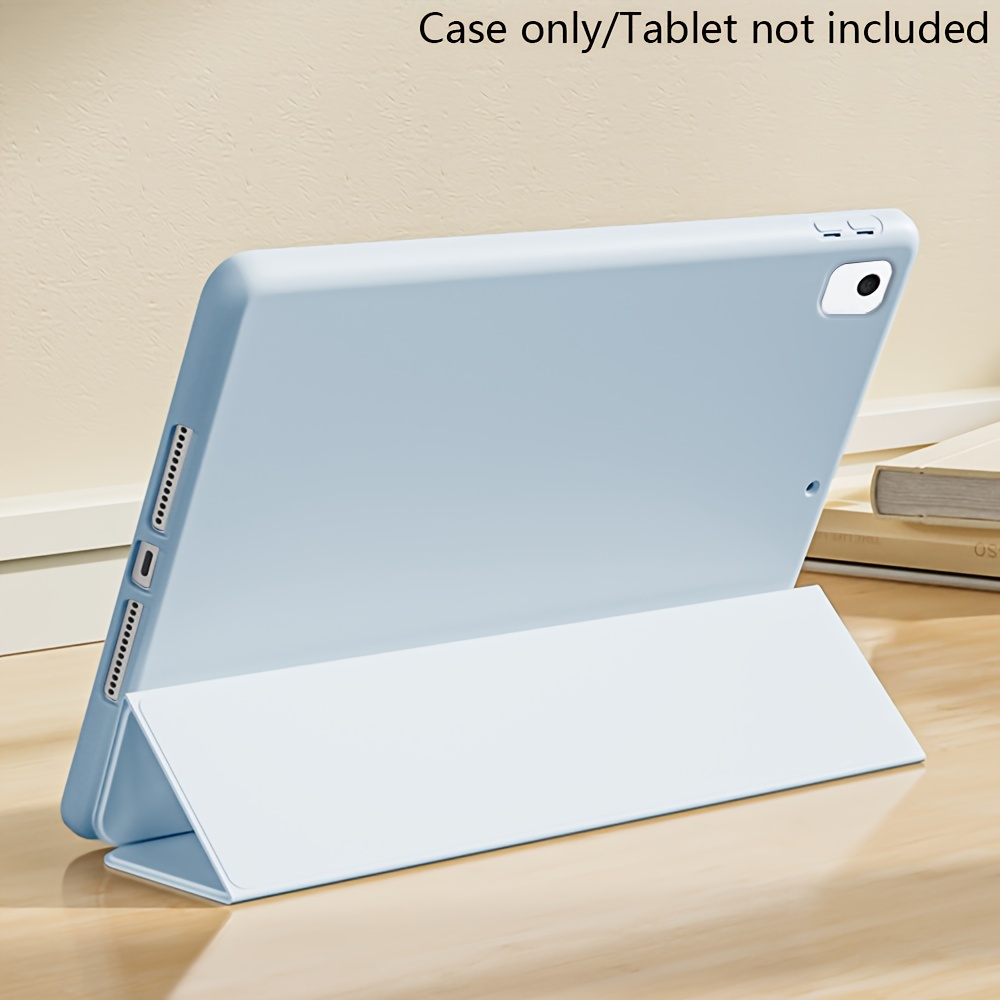 TEMU Étui pour iPad 9e/8e/7e génération 10,2 pouces (sortie 2021/2020/2019), Housse 10,2 pour iPad 9e/8e/7e génération, mince avec dos à coque souple