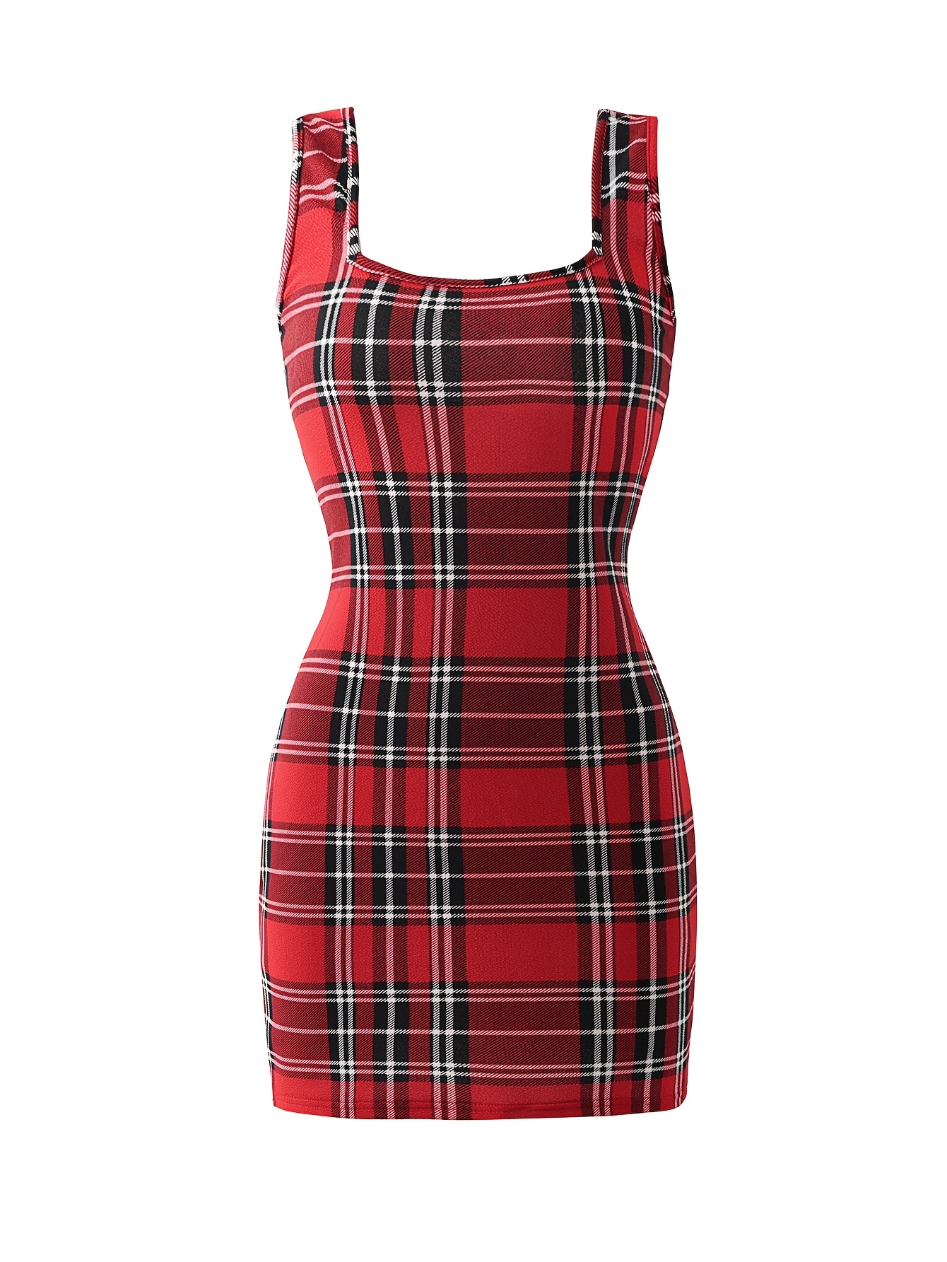 checkered dress for women -