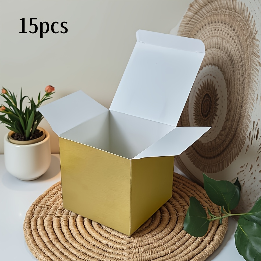 Simple Square Gift Boxes with Lids for Packaging