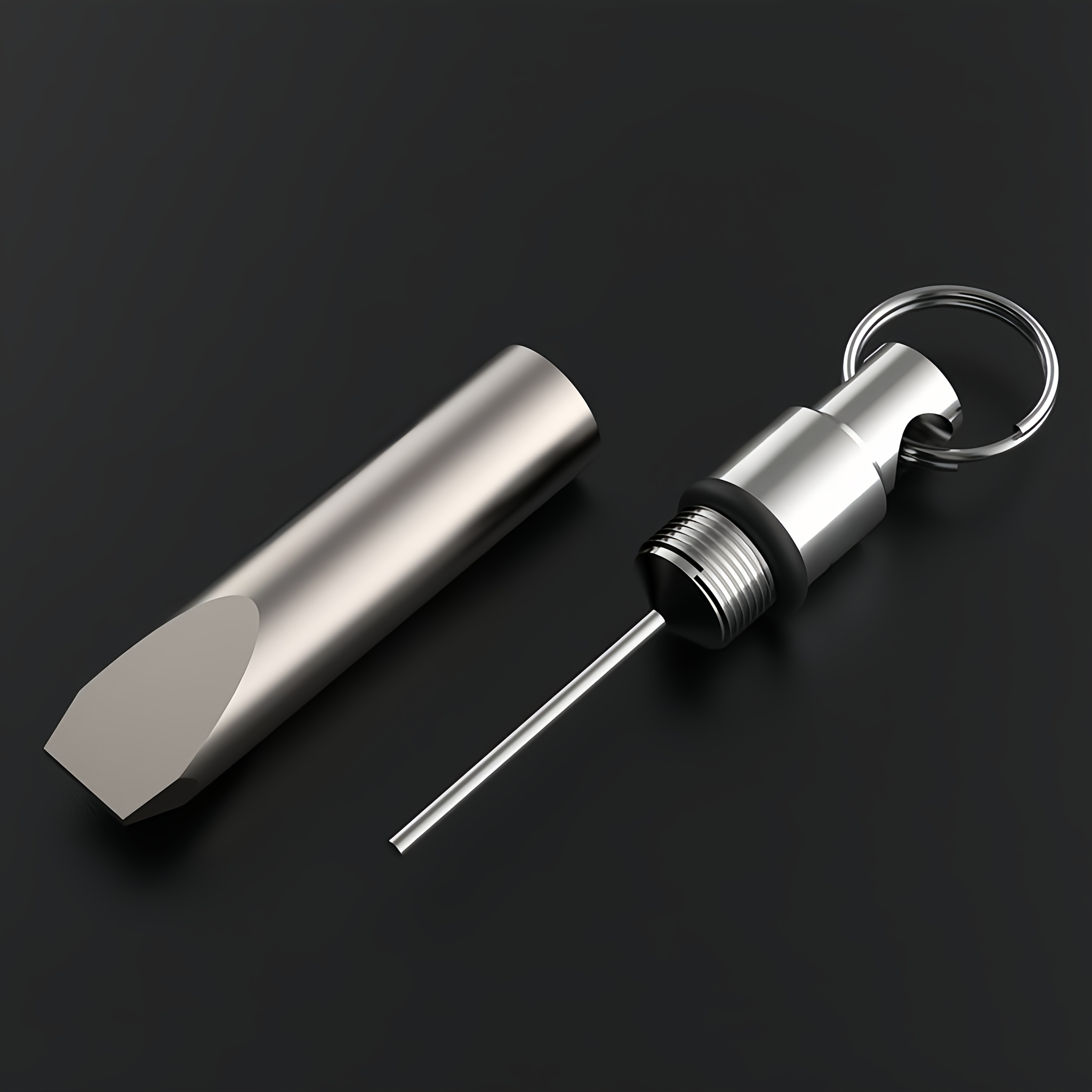 TEMU Llavero con ejector de tarjeta SIM para teléfono de aleación de titanio, llave, aguja, bandeja de SIM, herramienta de extracción, barra de