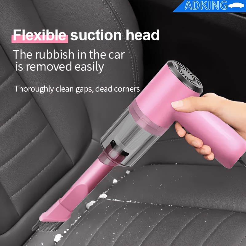 powerful 12v vacuum cleaner with handheld design   for pethair dust and     accessory kit Product details 8