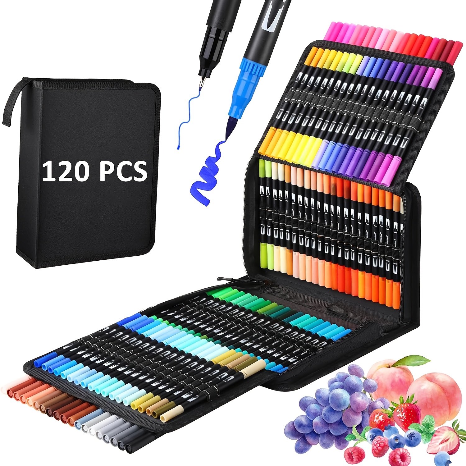 

Set Of 120 , Including Fineliner And , For Art, , And Sketching. An Christmas For Adults.