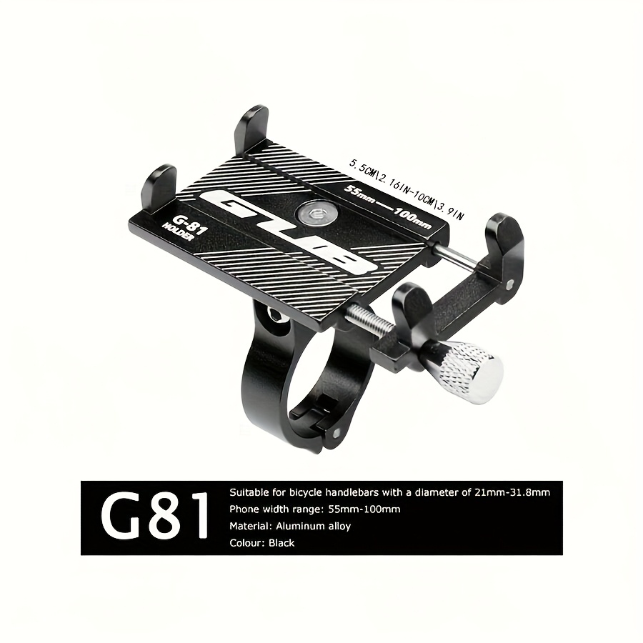 E-shop Fahrrad-Handyhalterung aus Aluminiumlegierung, 360° drehbar, Navigationshalter für Mountainbike Motorrad, Fahrradzubehör