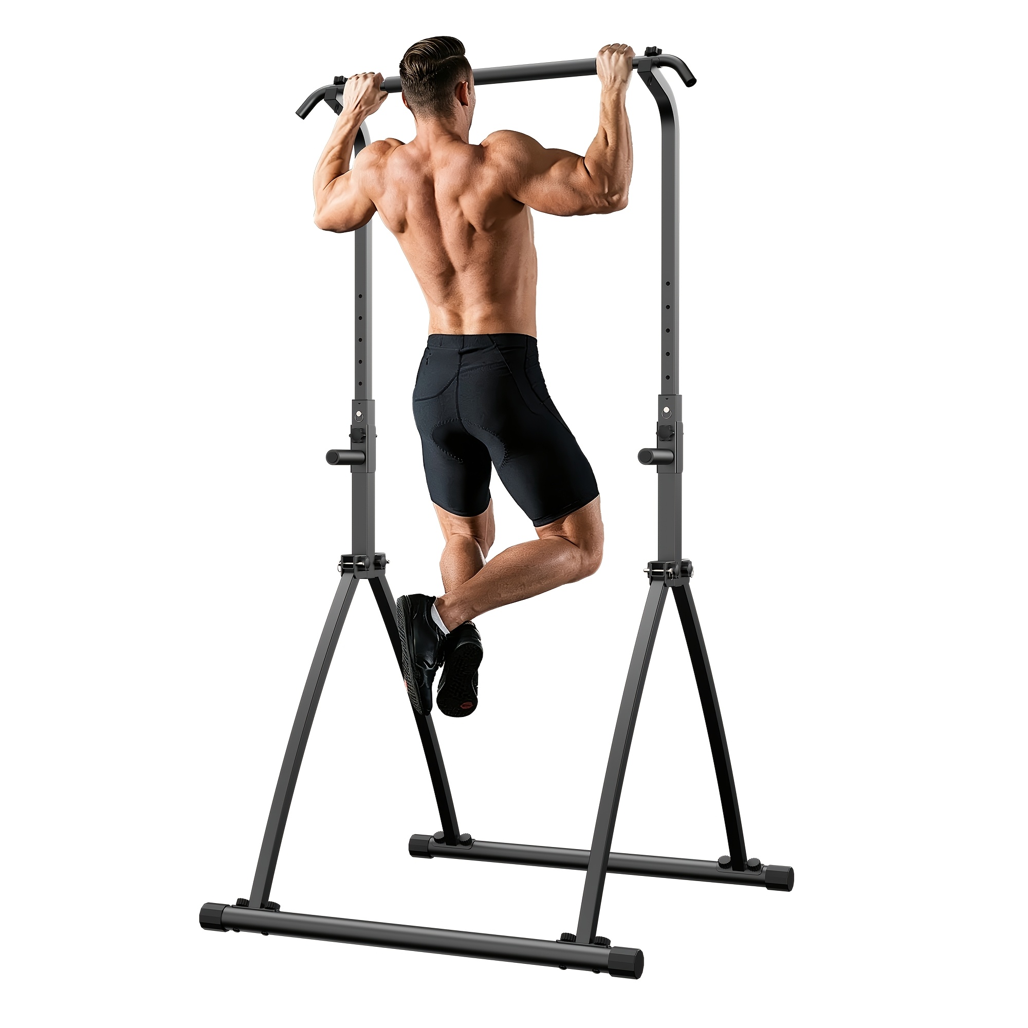 Tenboom Freestanding, Foldable Pull-up Bar For Home Gym, 8-level Height Adjustment, Supports Up To 150 Kg, Suitable For Users 168-214 Cm Tall