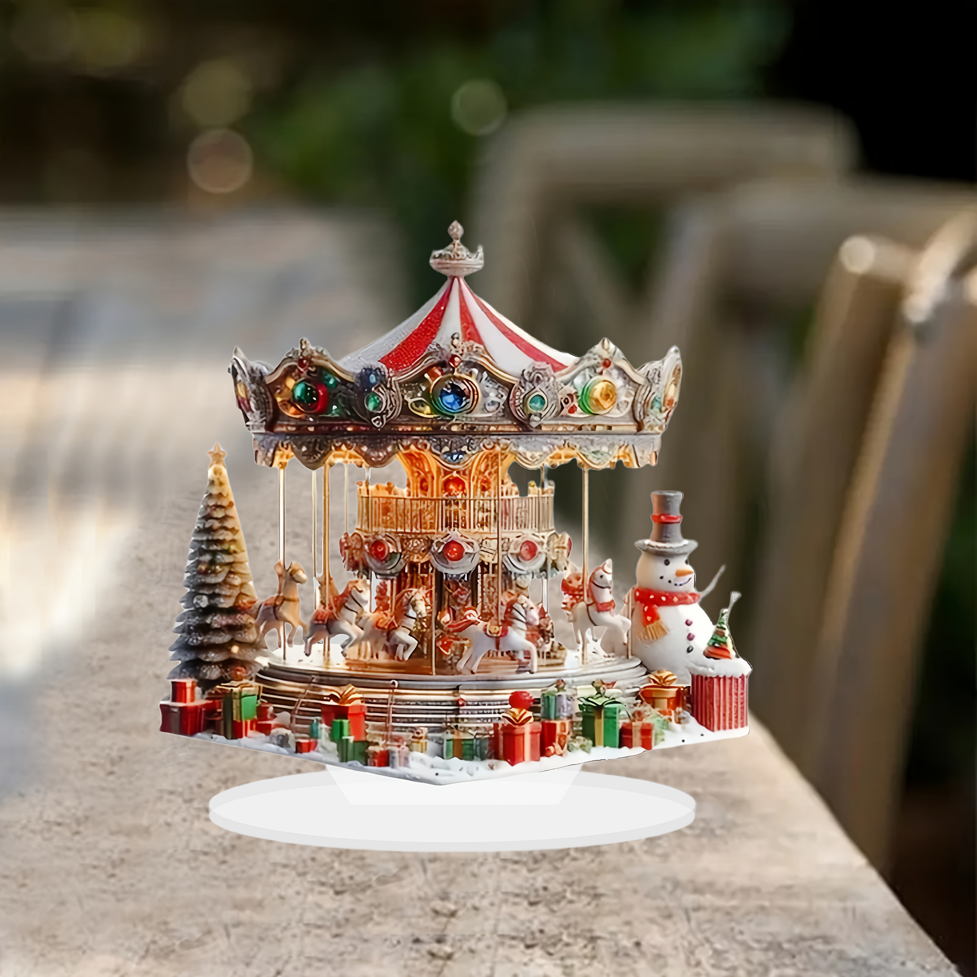 

1pc Christmas Decoration, 7.8*7.9in Amusement , Multipurpose For , , , & Art - For , Seasonal Decor