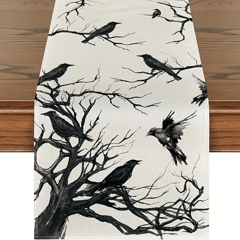 

Dead Branches Table Runner, Branches Fall Kitchen Dining Table Decoration For Indoor Outdoor Home Party, 4 Sizes Optional