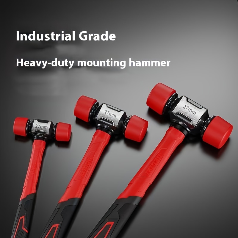 2025 new installation hammer non rebound rubber mallet surface friendly rubber hammer solid rubber mallet wrench rubber hammer tool installation tool suitable for floor laying tile installation woodworking and renovation projects   for professionals and diy enthusiasts rubber hammer rubber mallet plastic hammer Product details 7