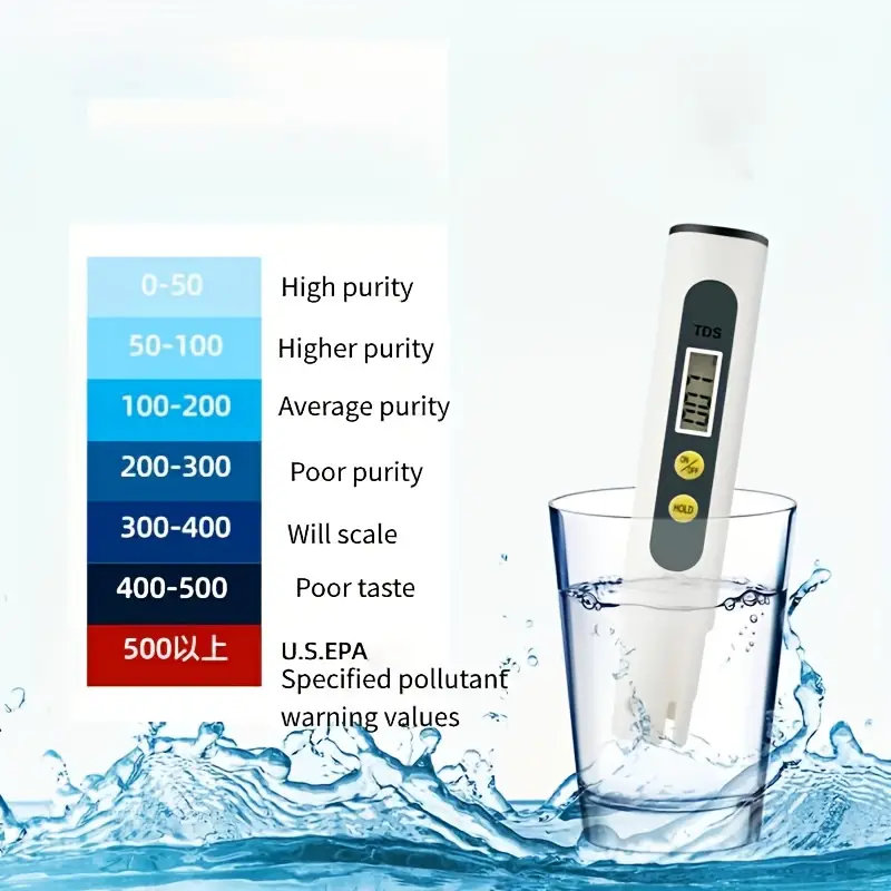 high digital ph meter 0 01ph tester with lcd display for hydroponics home drinking water pools and aquariums battery powered water testers for drinking water Product details 5