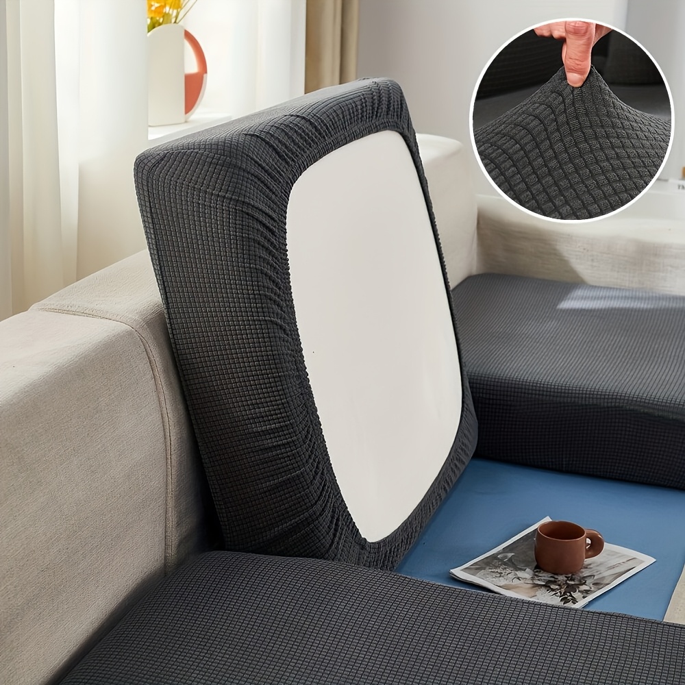 Image of 1pc Sofa Seat Cushion Cover Jacquard Elastic Sofa Couch Cover Furniture Protector