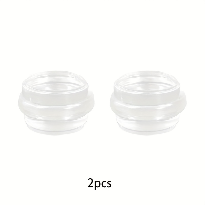 Image of 1pc Transparent Acrylic Cylinder Self-adhesive - Sleek Decor, Polished , Ideal For Types, | | Acrylic , Wall Protector