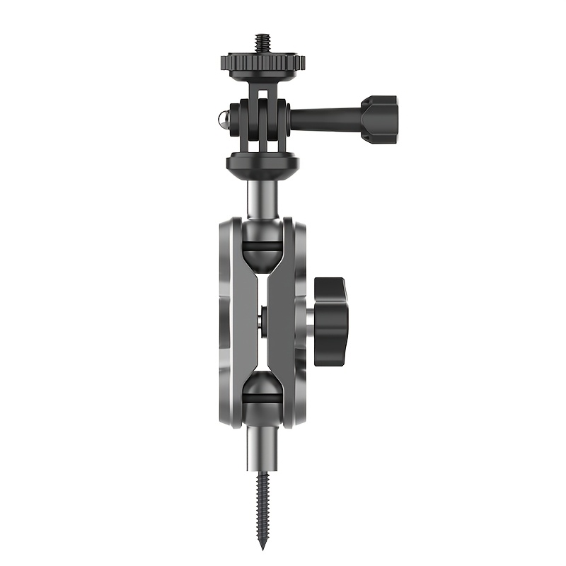 TEMU LRBH Soporte de Montaje para Cámara de Rastreo con de 1/4" -20, , Soporte Ajustable Giratorio de 360° para Accesorio de Equipo de Caza al ,