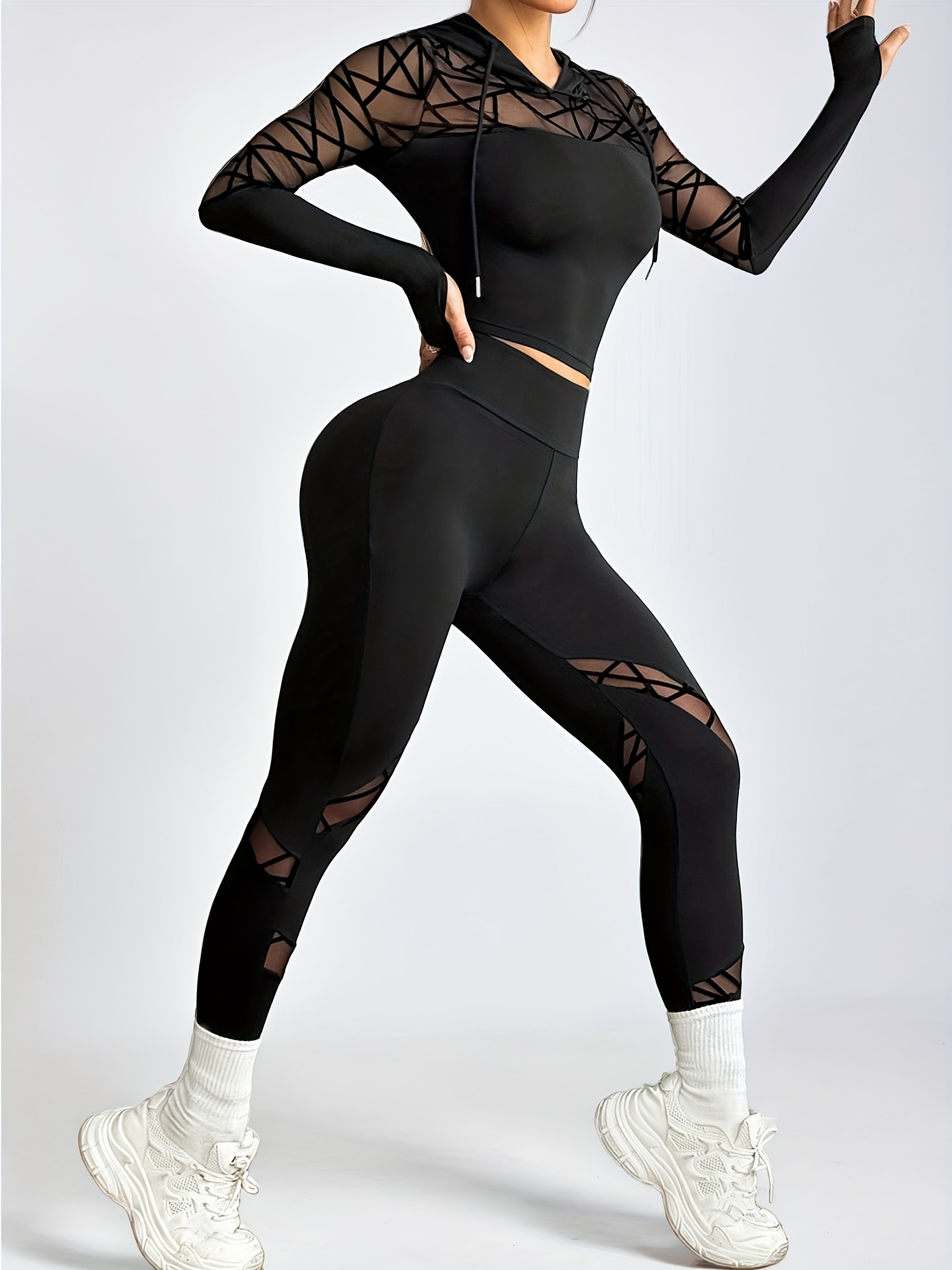 chinese dress ladies 3PCS Yoga Set Seamless Sport Set Women Gym Clothing Leggings Women Cro  My  Store