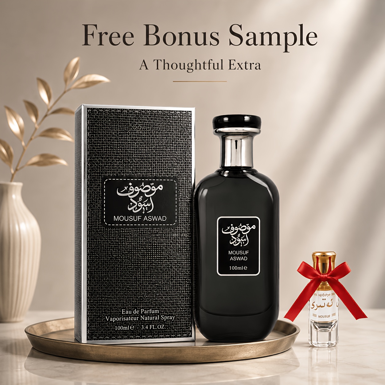 Image of 100ml/3.4oz Men's Arabic Cologne - Long-lasting Herbal Scent, Perfect For Dates, Daily Wear, And Gifting. Ideal For Ramadan Gifts, Valentine's Day Essentials, Each Bottle Contains 3.4 Fl Oz
