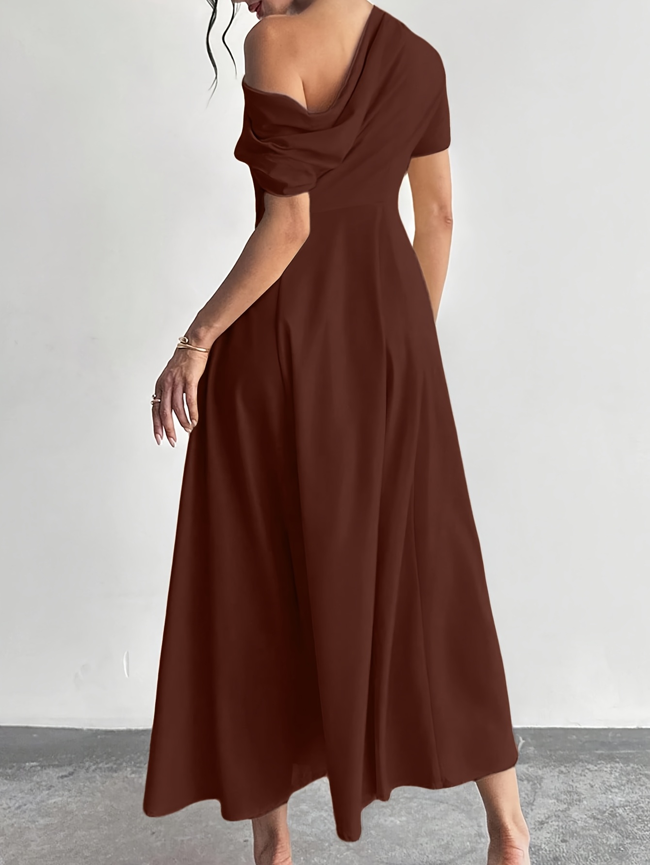 strapless open back dress Chic Dress