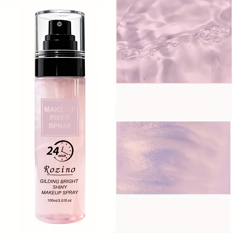 24h Long-lasting Setting Spray For Makeup, 3s Quick Makeup Fixing Moisturizing Oil-control, Waterproof, Sweatproof, Professional Makeup Setting. Create Smudge Proof Formula For Flawless & Light Beige