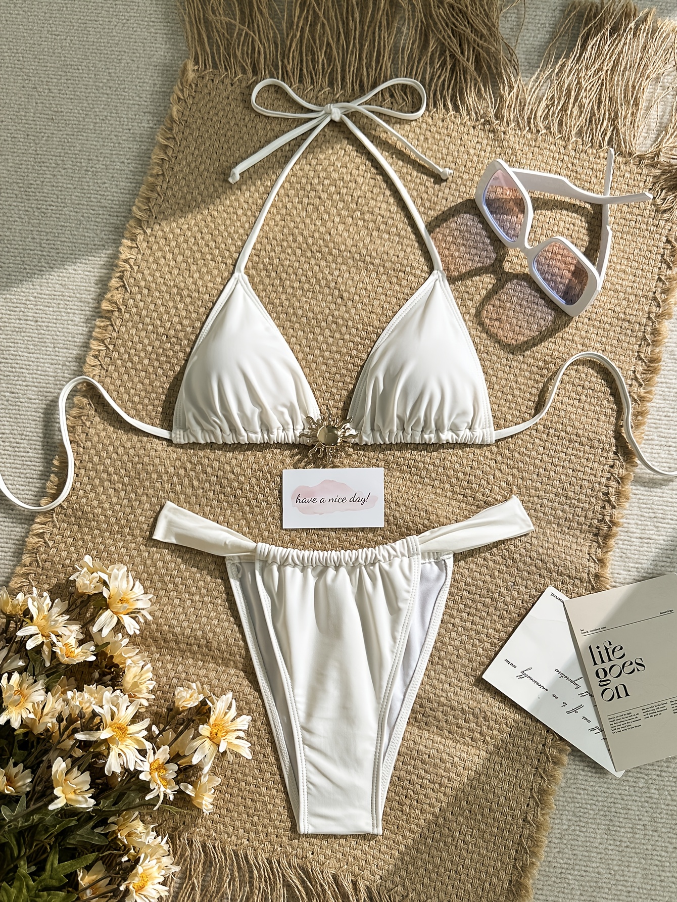 2026 summer womens elegant two piece bikini - Temu Mauritius
