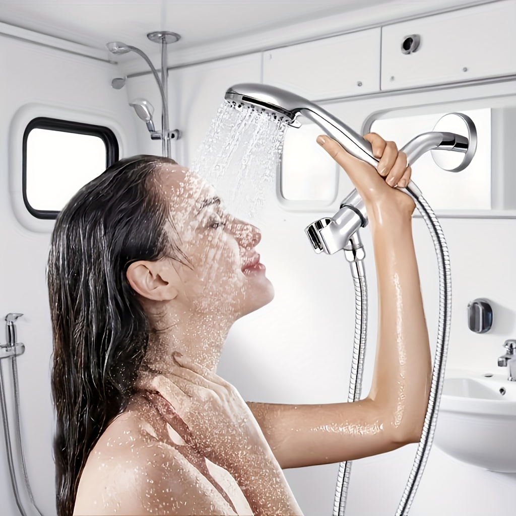 Handbrause Aus Kunststoff – Mit Hebelantrieb, 1/2" Anschluss, Für Badewanne & Boot