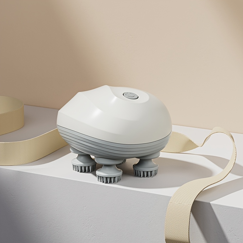 Masajeador Inteligente de Cuero Cabelludo con Cabeza Rascadora para Mascotas y Dispositivo Eléctrico Mini para Estimulación Meridiana